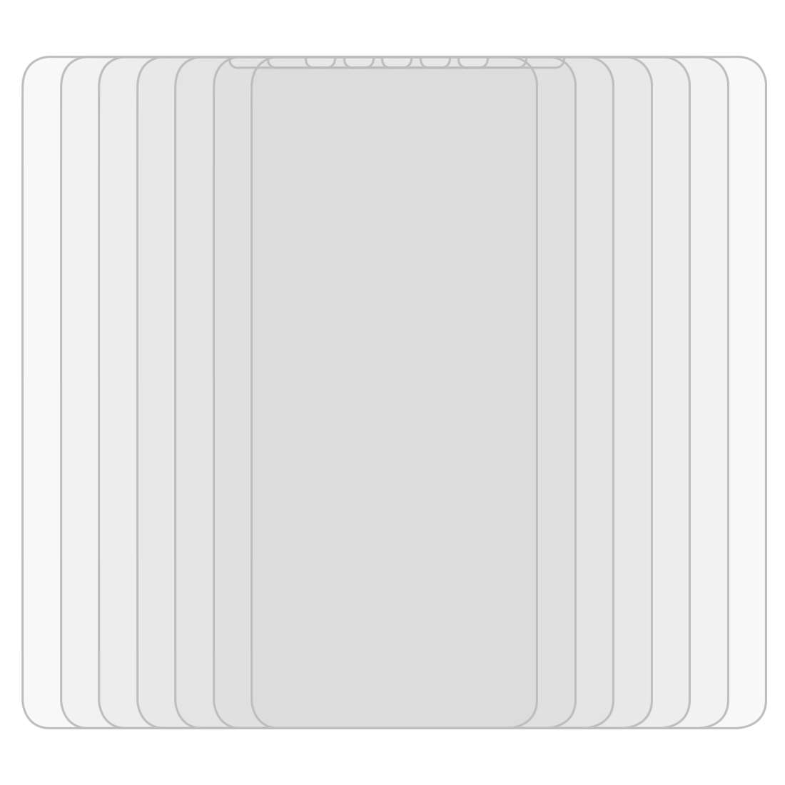 25 PCS 0.26mm 9H Surface Hardness Straight Edge Explosion-proof Tempered Glass Film for iPad Pro 1