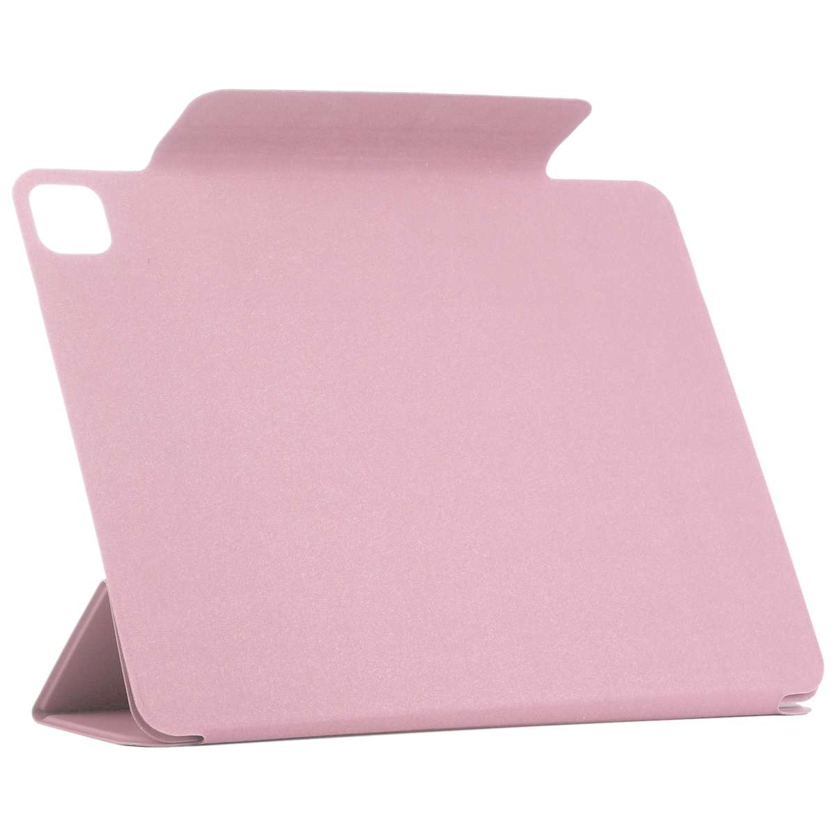 For iPad Air 13 2024 / 2025 / Pro 12.9 2020 Double-sided Magnetic Flip PU Leather ... (Light Pink)