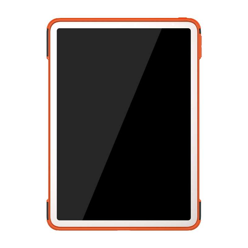 Tire Texture TPU+PC Shockproof Case for iPad Pro 11 inch (2018), with Holder & Pen Slot (Orange)