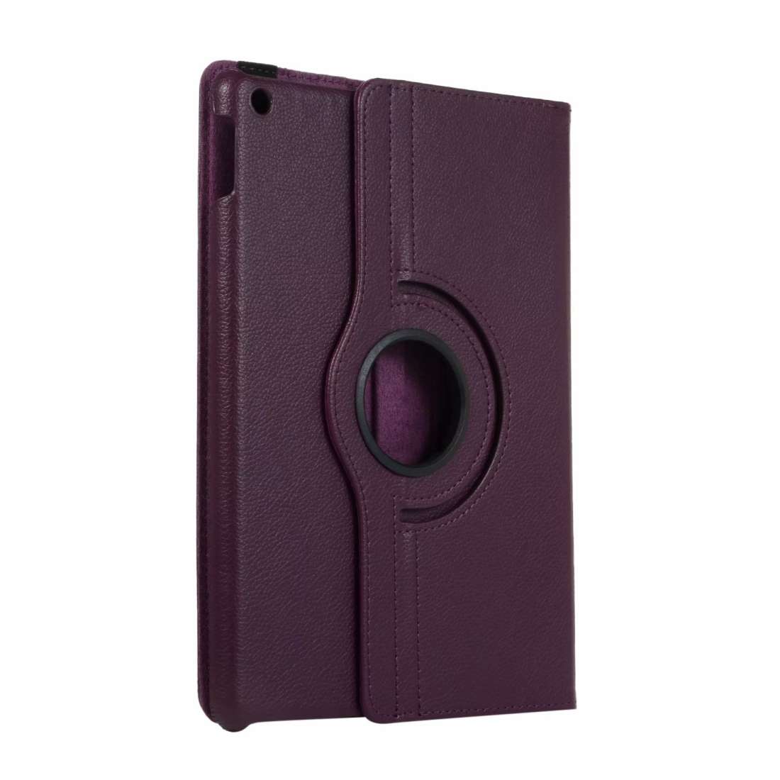 For iPad 10.2 / iPad Air 2019 10.5 / iPad 10.2 2020 Litchi Texture Horizontal Flip 36 ... (Purple)
