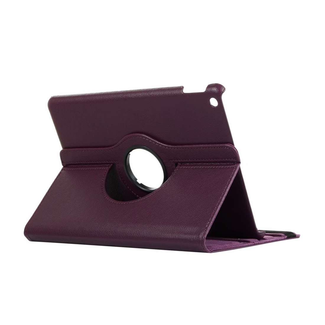 For iPad 10.2 / iPad Air 2019 10.5 / iPad 10.2 2020 Litchi Texture Horizontal Flip 36 ... (Purple)
