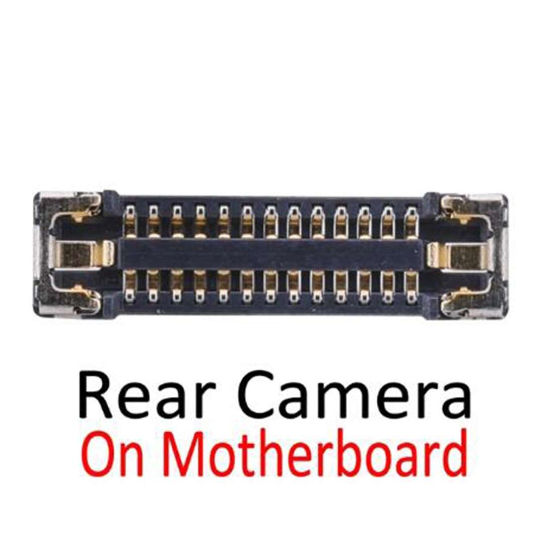 Rear Back Camera FPC Connector On Motherboard for iPhone X