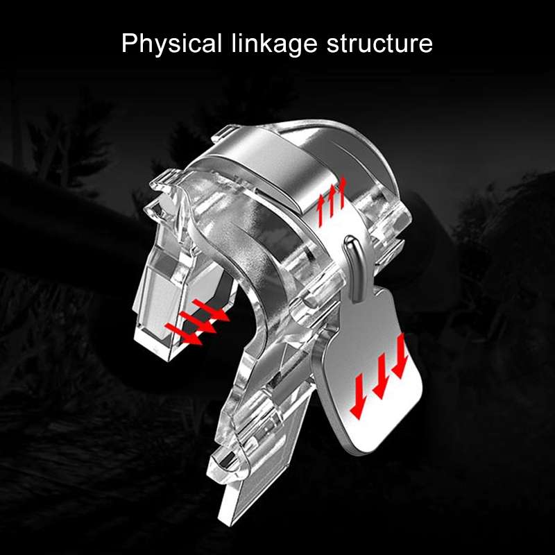 2 PCS TOTUDESIGN Mobile Phone PUBG Game Gaming Trigger Aim Keys L1R1 Controller Shooter