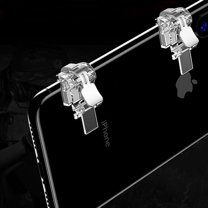2 PCS TOTUDESIGN Mobile Phone PUBG Game Gaming Trigger Aim Keys L1R1 Controller Shooter