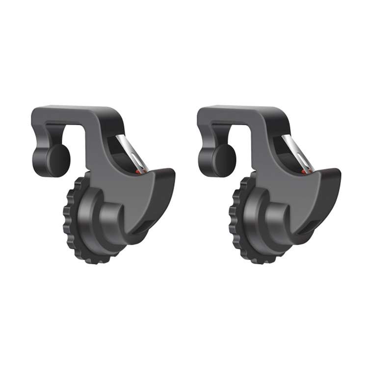 Eat Chicken Mobile Phone Trigger Shooting Controller Button Handle with Phone Holder(Black)