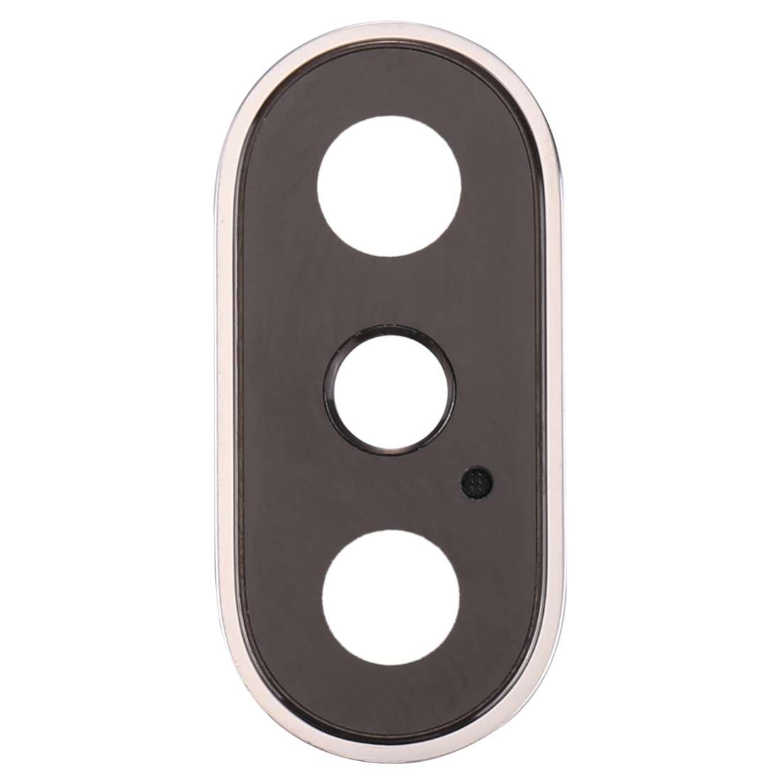Rear Camera Lens Ring for iPhone X(Silver)