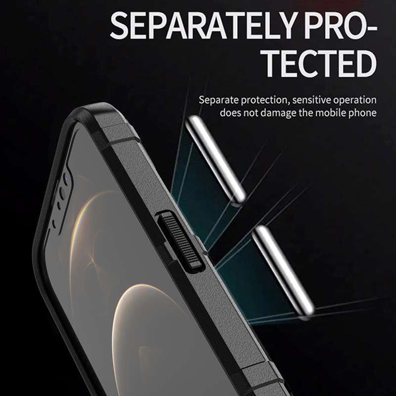 For iPhone 13 mini Rugged Shield Full Coverage Shockproof TPU Case (Blue)