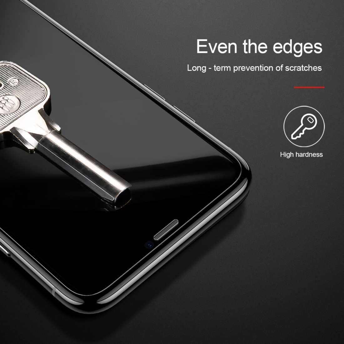 2 PCS Baseus 0.15mm Full Tempered Glass Film (Secondary Reinforcement ) for iPhone 11 Pro Max / XS