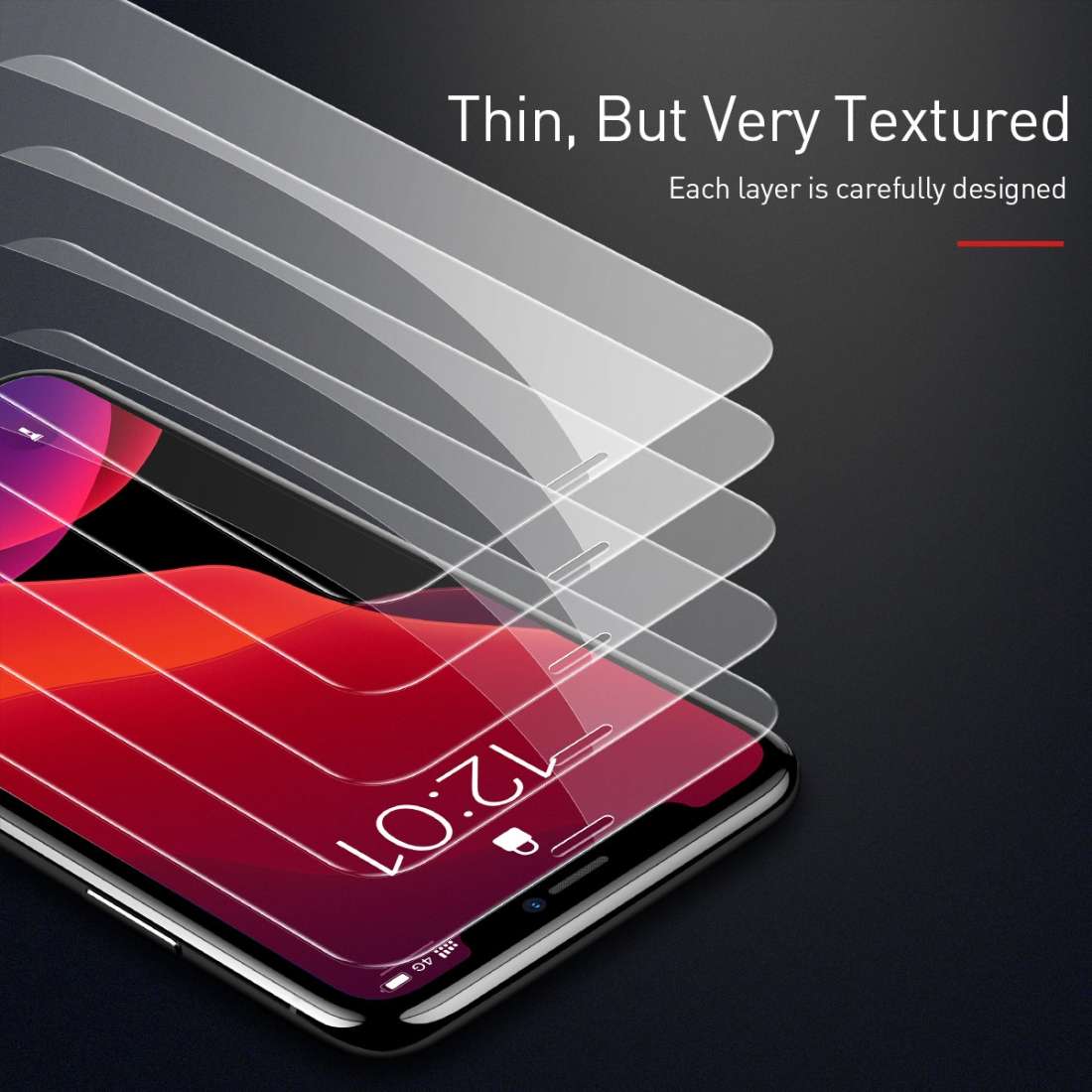 2 PCS Baseus 0.15mm Full Tempered Glass Film (Secondary Reinforcement ) for iPhone 11 Pro Max / XS