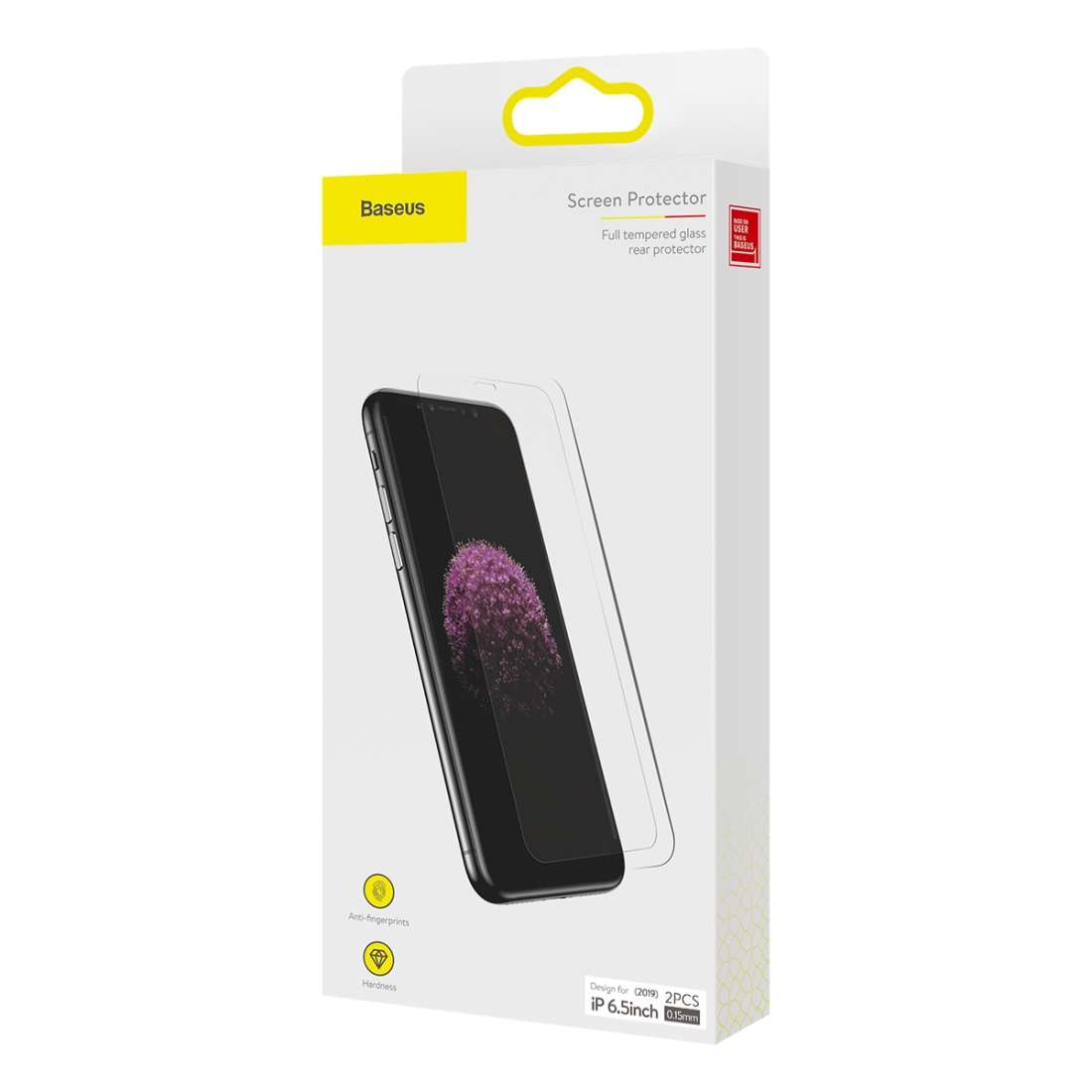 2 PCS Baseus 0.15mm Full Tempered Glass Film (Secondary Reinforcement ) for iPhone 11 Pro Max / XS