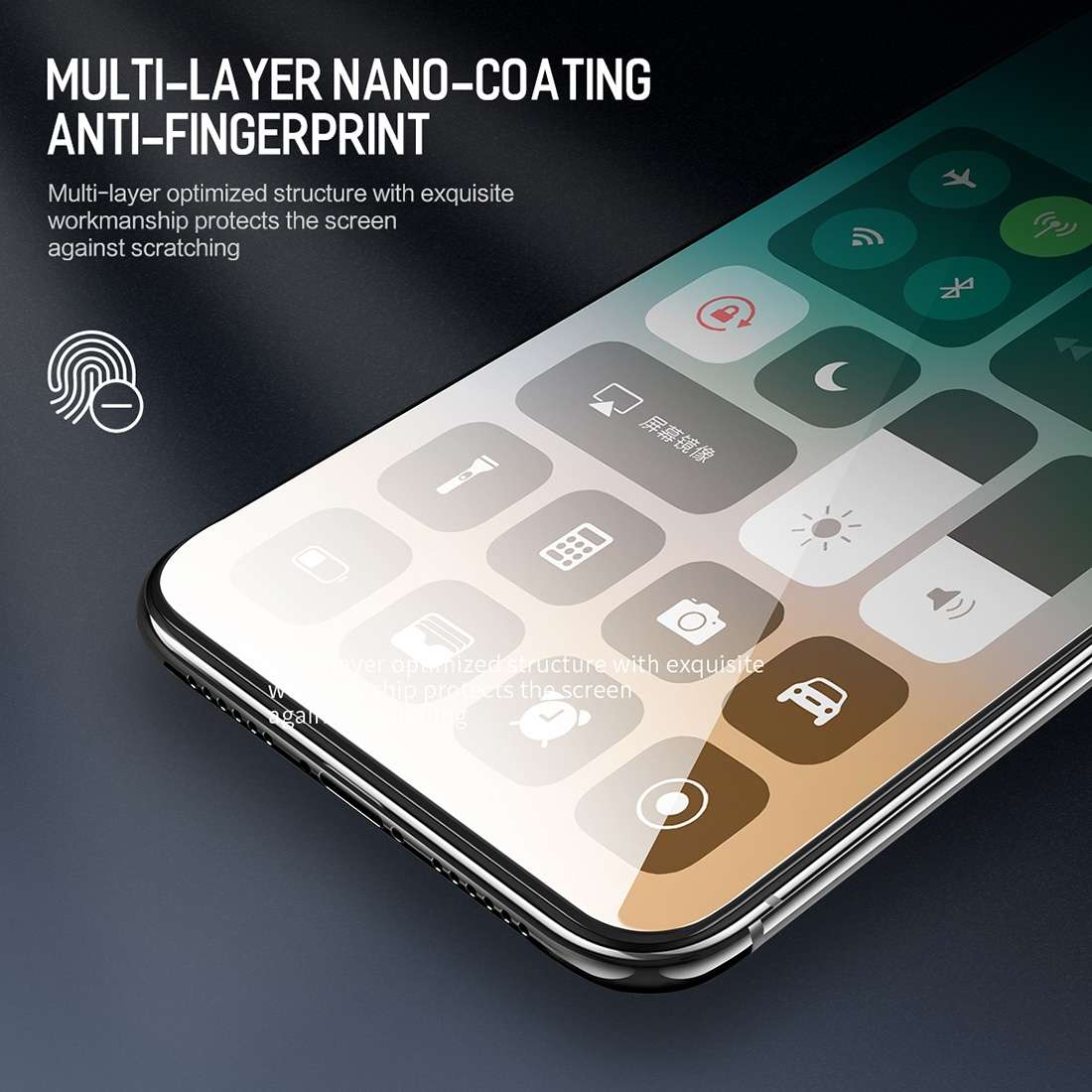 For iPhone 11 Pro Max / XS Max ROCK 0.26mm 9H 6D Curved Surface HD Full Screen T ... (Transparent)