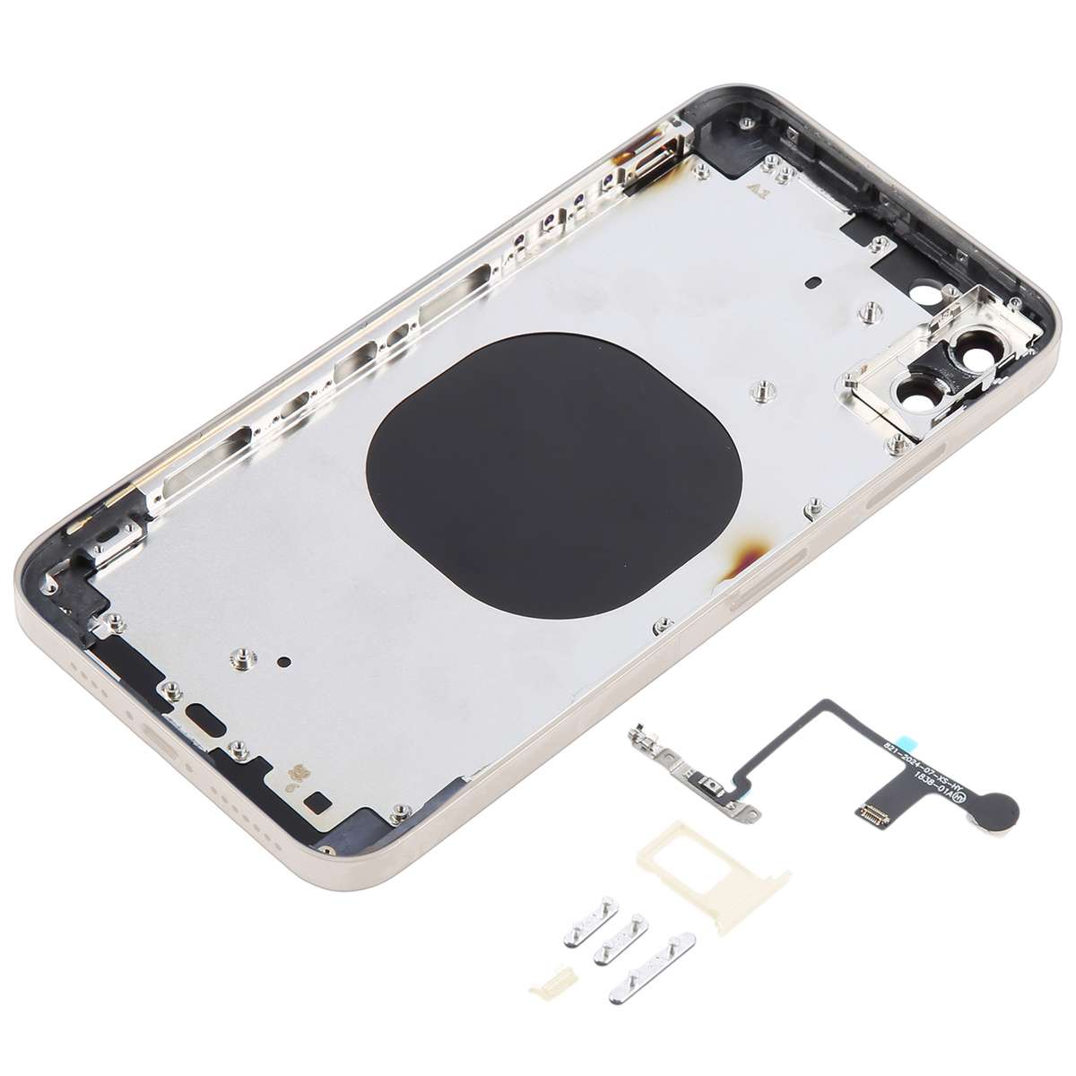 Back Cover with Appearance Imitation of iP14 Pro Max for iPhone XS Max(Black)