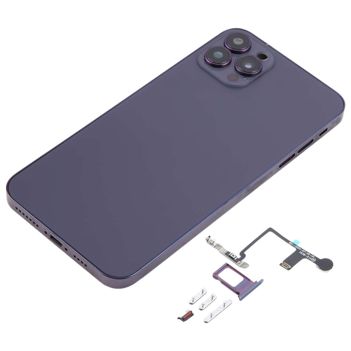 Back Cover with Appearance Imitation of iP14 Pro Max for iPhone XS Max(Black)
