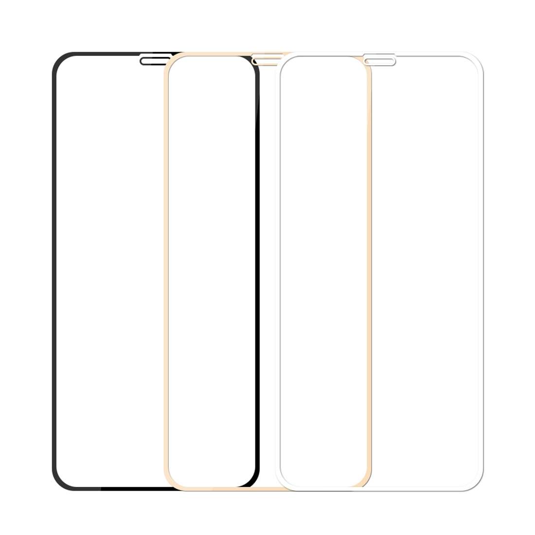 For iPhone 11 Pro / XS / X MOFI 9H Surface Hardness 2.5D Arc Edge Explosion-proof Full ... (Black)
