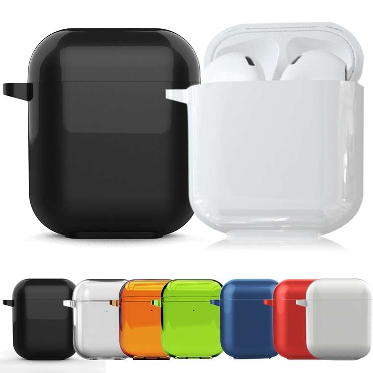 For AirPods 1/2 Bluetooth Headset Protective Sleeve Outdoor Dust-proof Drop-proof Pro ... (Orange)