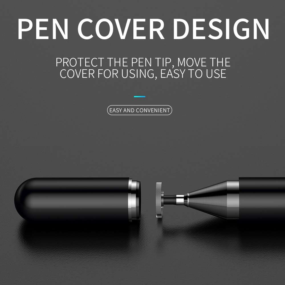 JOYROOM JR-BP560 Excellent Series Portable Universal Passive Disc Head Capacitive Pen ... (Silver)