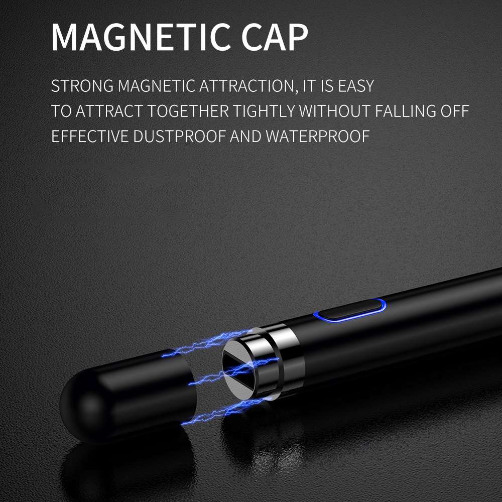 JOYROOM JR-K811 Excellent Series Micro USB Rechargeable Active Capacitive Stylus Pen w ... (Black)