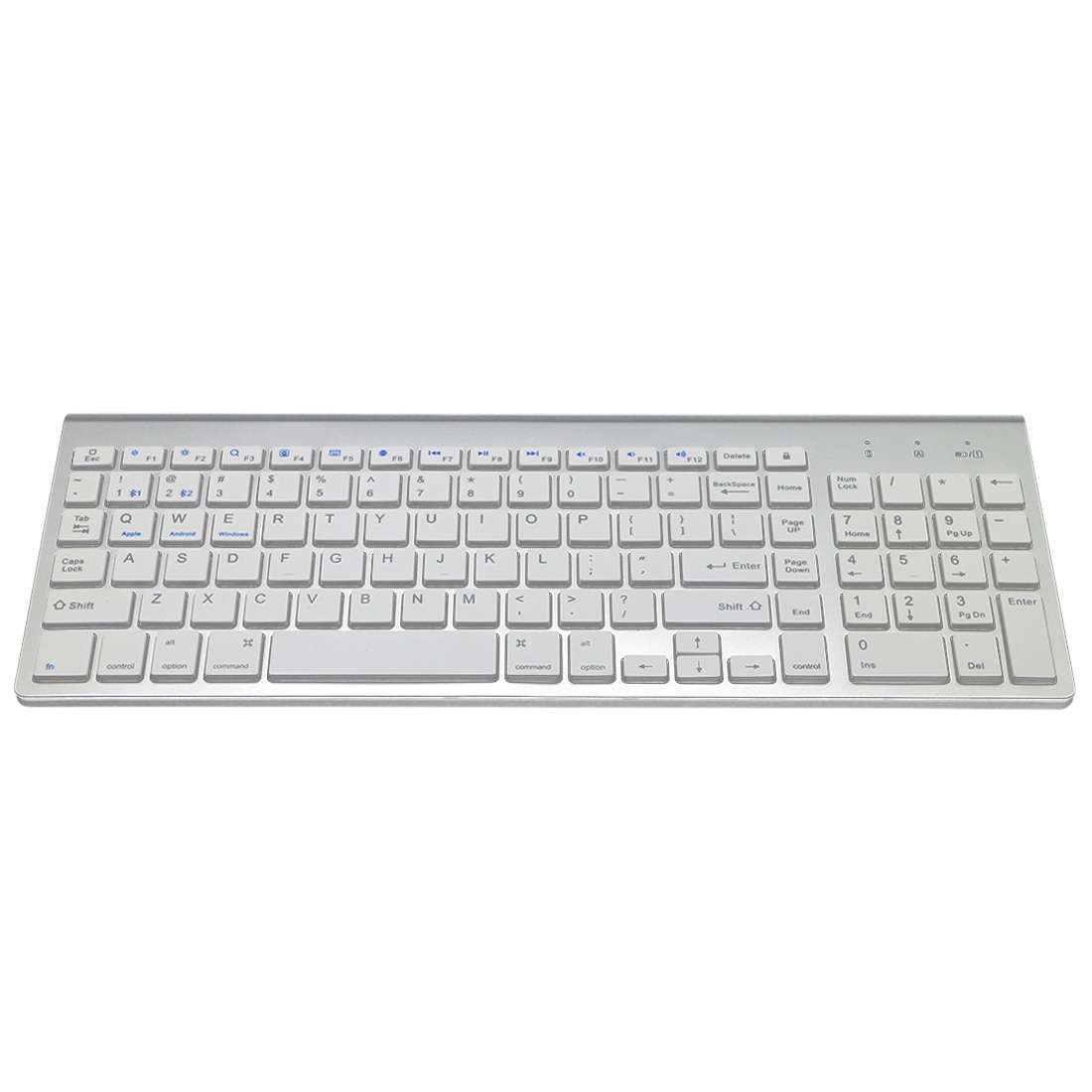 K368 Dual Mode Dual Channel 102 Keys Wireless Bluetooth Keyboard for Laptop, Notebook, Tablet and Sm