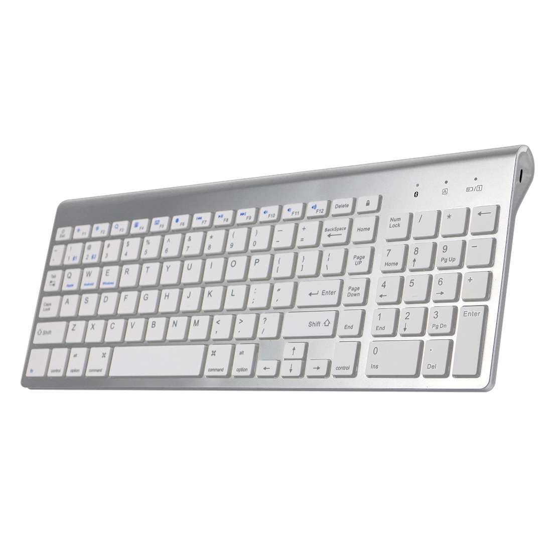 K368 Dual Mode Dual Channel 102 Keys Wireless Bluetooth Keyboard for Laptop, Notebook, Tablet and Sm