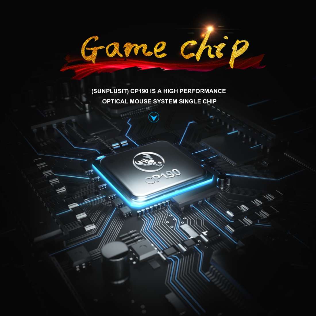 HXSJ A867 USB 6400DPI Four-speed Adjustable RGB Illuminate Wired E-sport Gaming Mouse, Length: 1.5