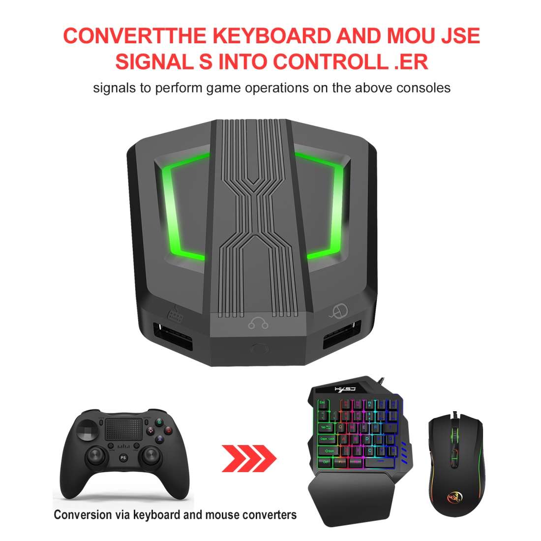 HXSJ P6 Keyboard Mouse Converter