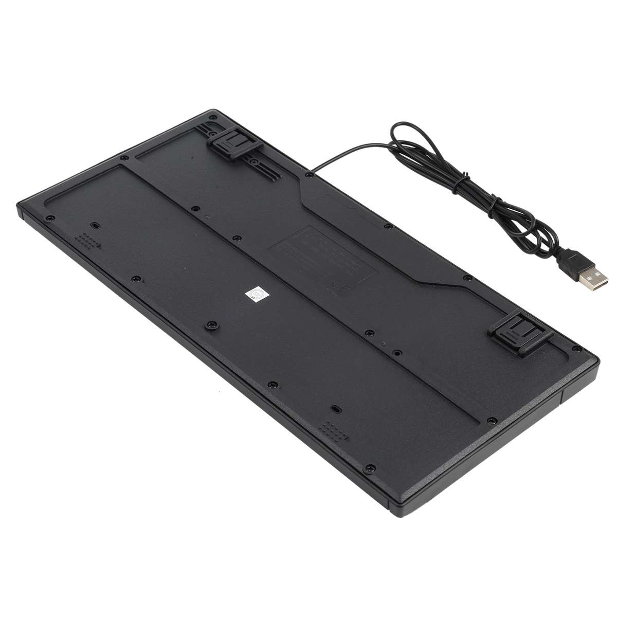 KB-301A Multimedia Notebook Mini Wired Keyboard, English Version (Black)