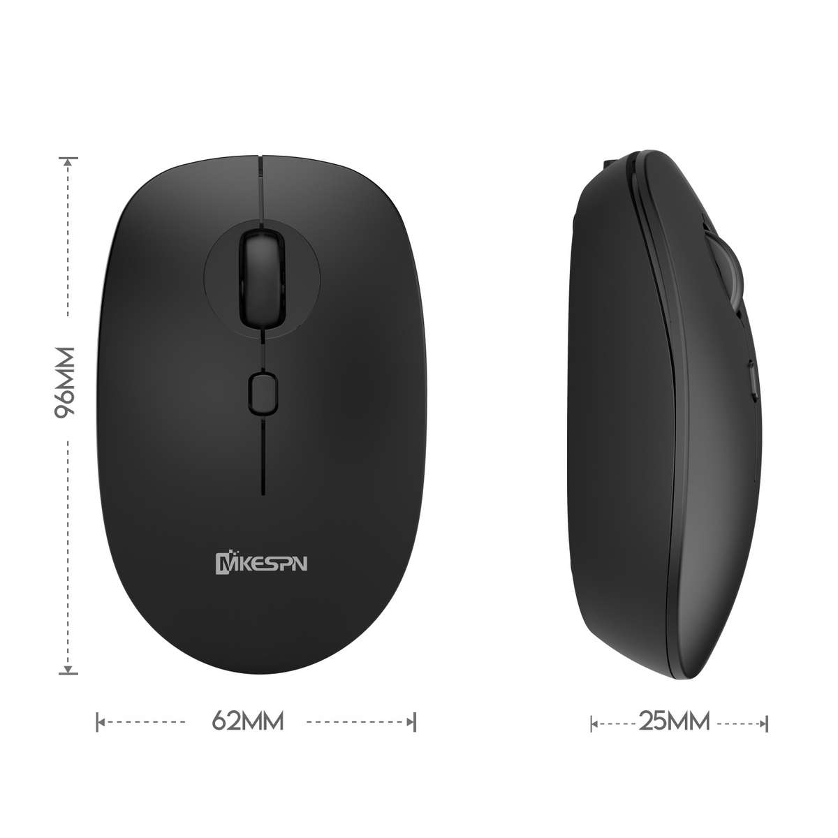 MKESPN 859 2.4G Wireless Mouse (Black)