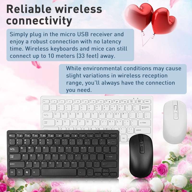 MC Saite K05 Wireless Mouse + Keyboard Set (Black)
