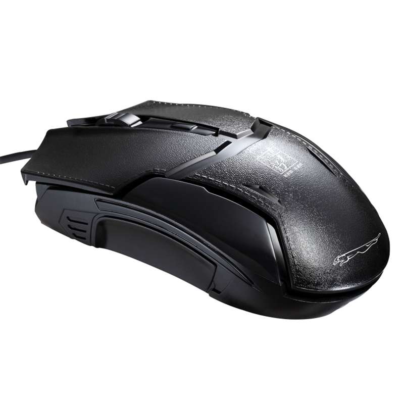 Chasing Leopard 179 USB 1600DPI Three-speed Adjustable Wired Optical Gaming Mouse, Len ... (Black)