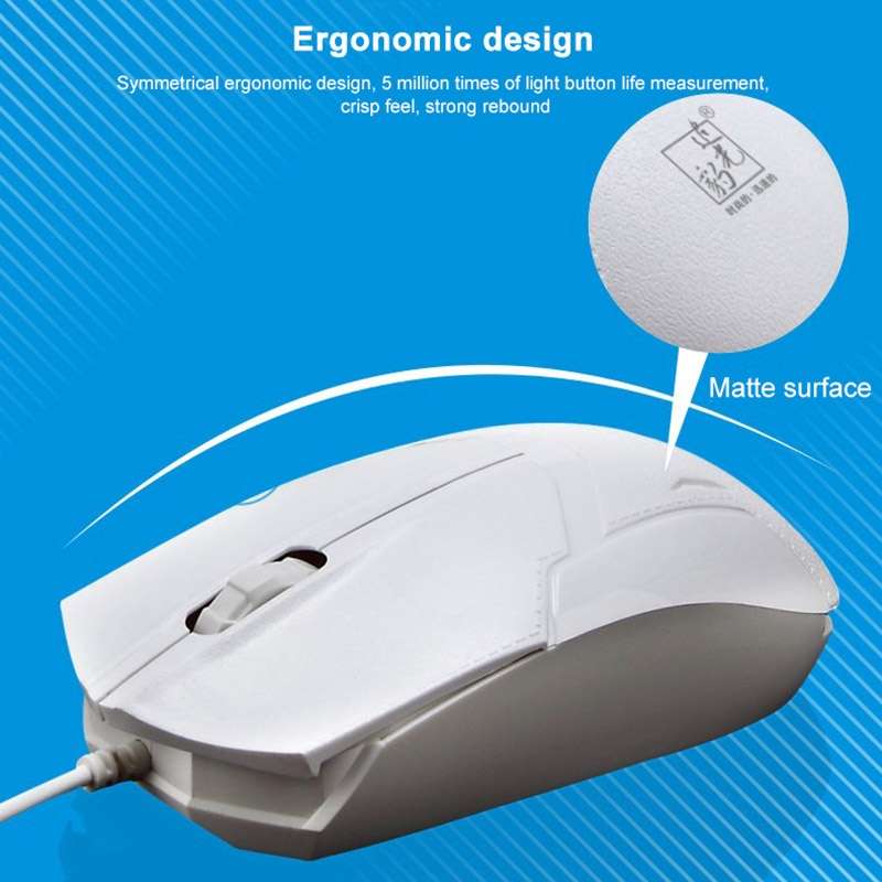 Chasing Leopard Q17 104 Keys USB Wired Suspension Gaming Office Keyboard + Wired Symme ... (White)
