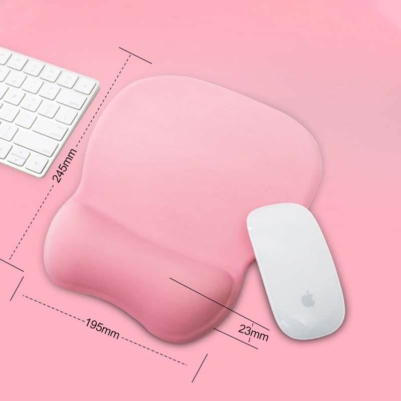 MONTIAN MF-01 Oval Slow Rebound Memory Cotton Soft Bracer Mouse Pad(Black)