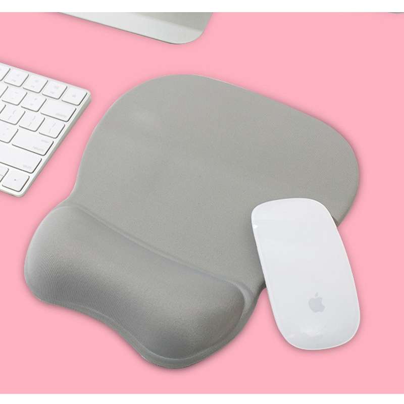MONTIAN MF-01 Oval Slow Rebound Memory Cotton Soft Bracer Mouse Pad(Grey)