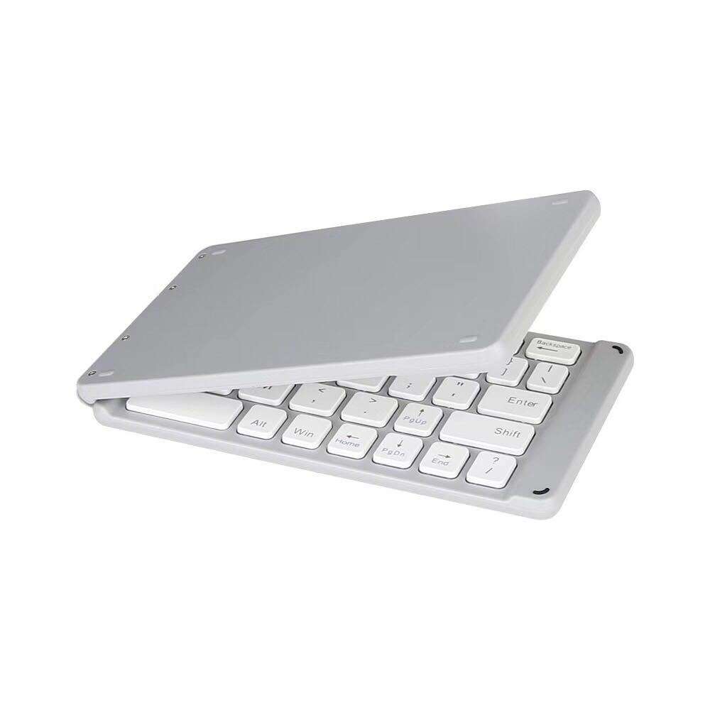 K018 USB Charging Foldable 67 Keys Bluetooth Wireless Keyboard (Black)