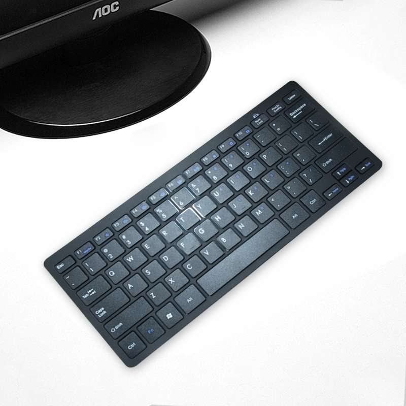 KM-808 2.4GHz Wireless Multimedia Keyboard + Wireless Optical Pen Mouse with USB Receiver Set for Co