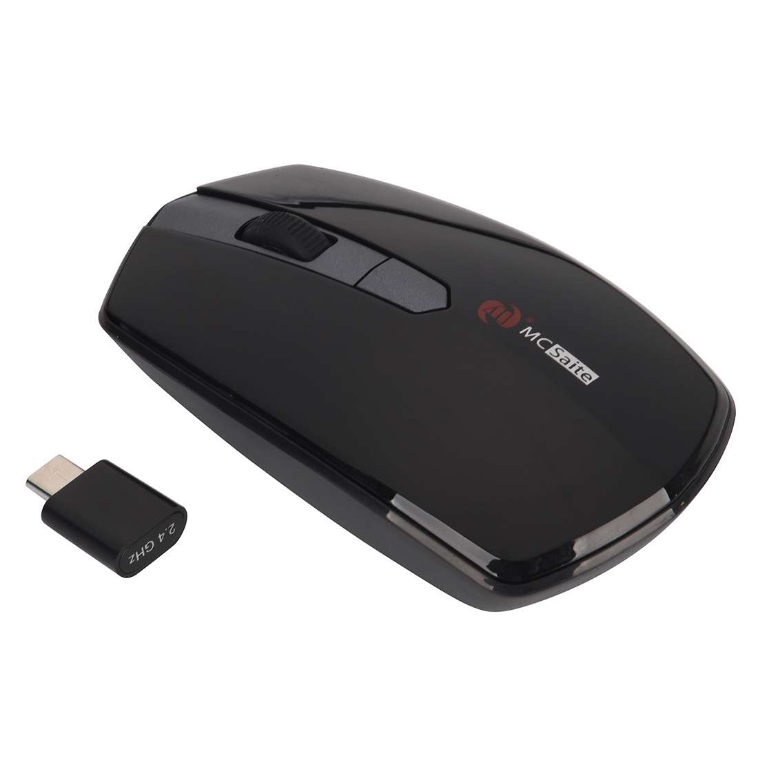 MCSaite MC-369AG USB-C / Type-C 1600DPI Three-speed Adjustable 4-button Wireless Optical Mouse