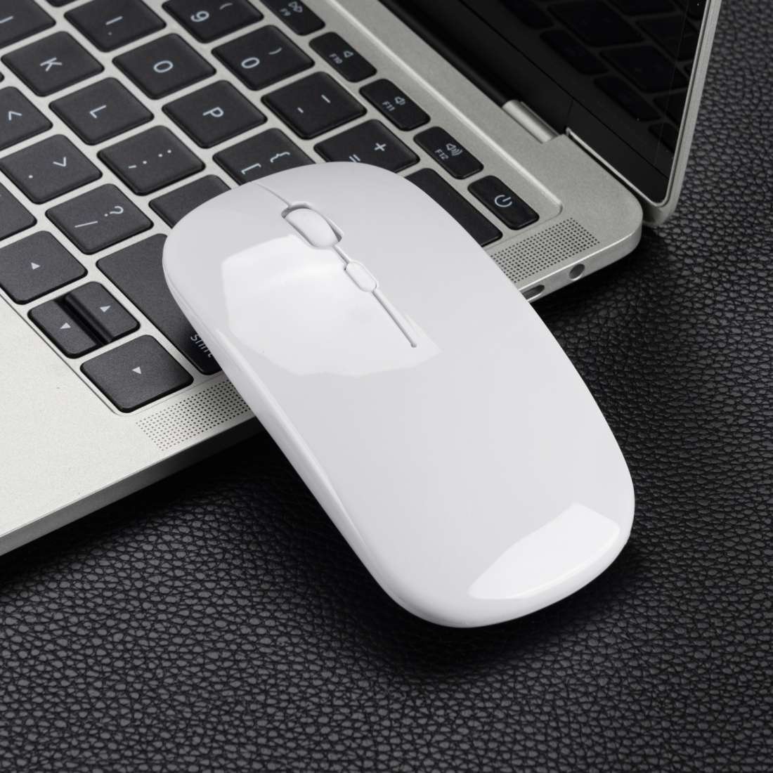 HXSJ M80 2.4GHz Wireless 1600DPI Three-speed Adjustable Optical Mute Mouse (Black)