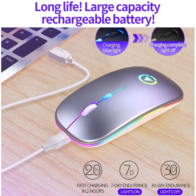 YINDIAO A2 2.4GHz 1600DPI 3-modes Adjustable Wireless Silent Mouse, Battery Powered(Black)