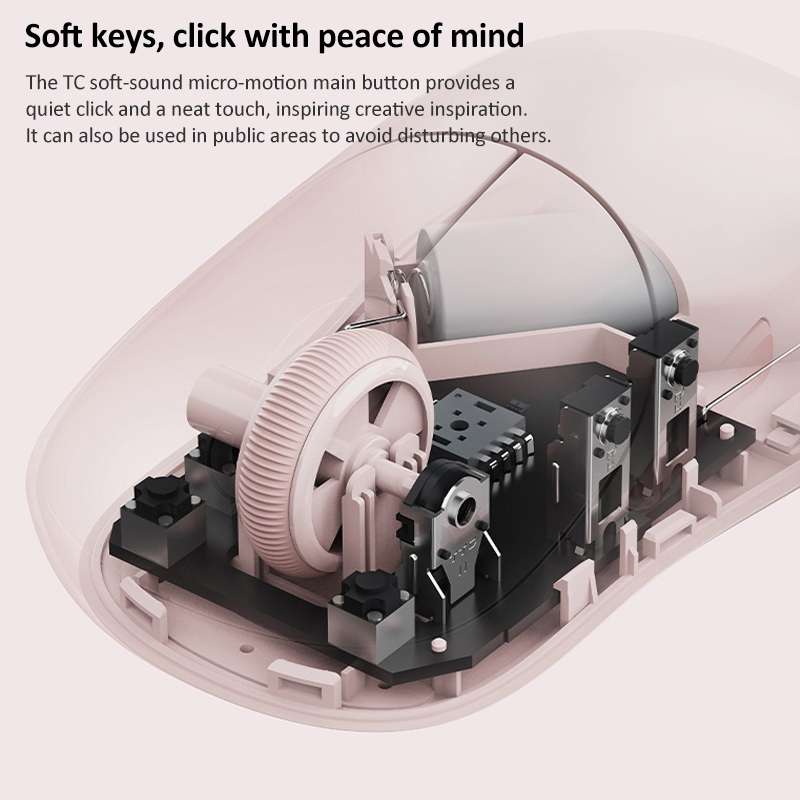 Original Xiaomi Dual-mode 1200DPI Ultra-thin Computer Mouse 3 (Dark Grey)