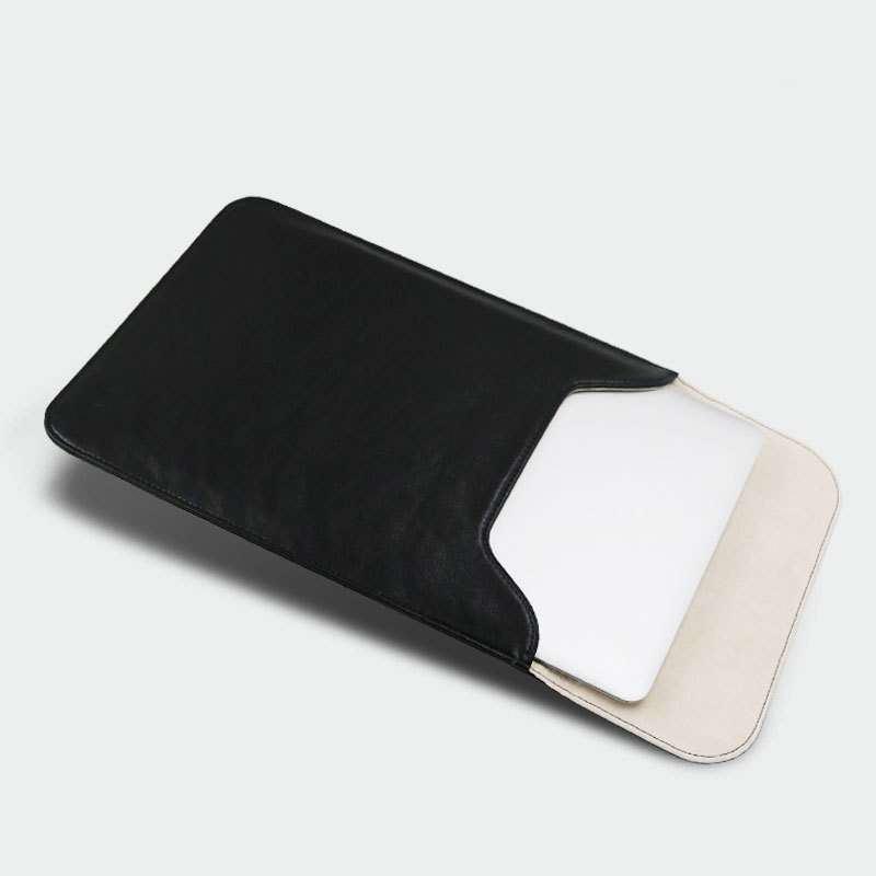 15.4 inch PU + Nylon Laptop Bag Case Sleeve Notebook Carry Bag