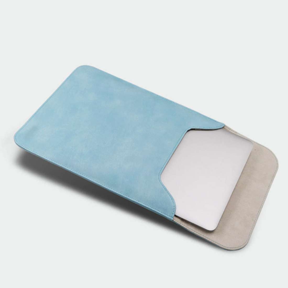15.4 inch PU + Nylon Laptop Bag Case Sleeve Notebook Carry Bag