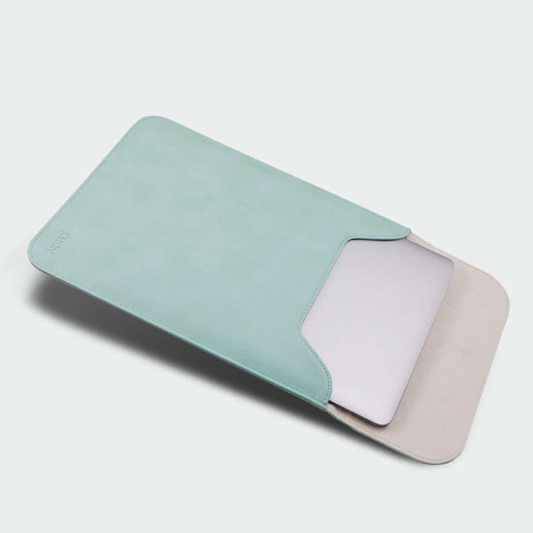 15.4 inch PU + Nylon Laptop Bag Case Sleeve Notebook Carry Bag