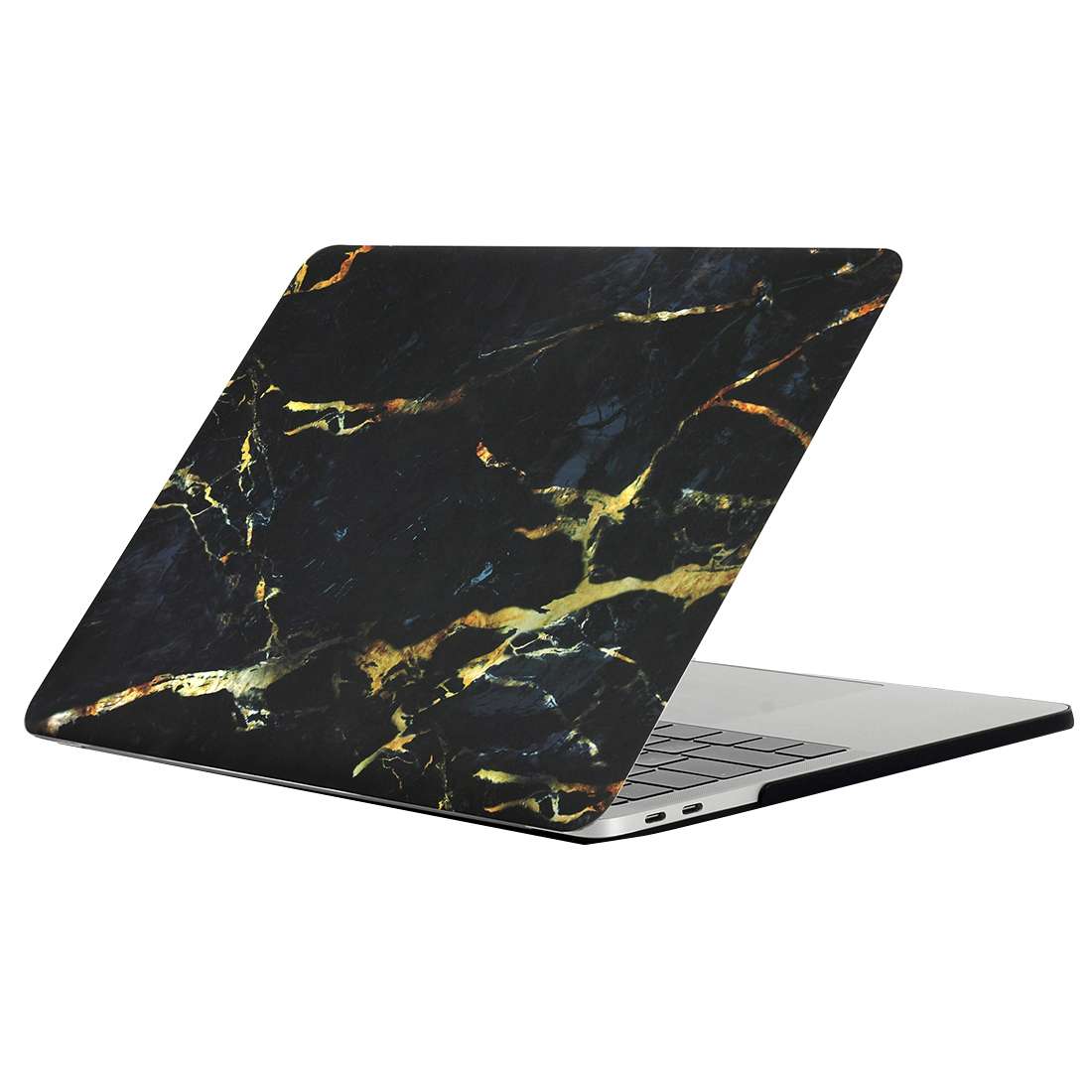 For 2016 New Macbook Pro 13.3 inch A1706 & A1708 Black Gold Texture Marble Pattern Laptop Water De