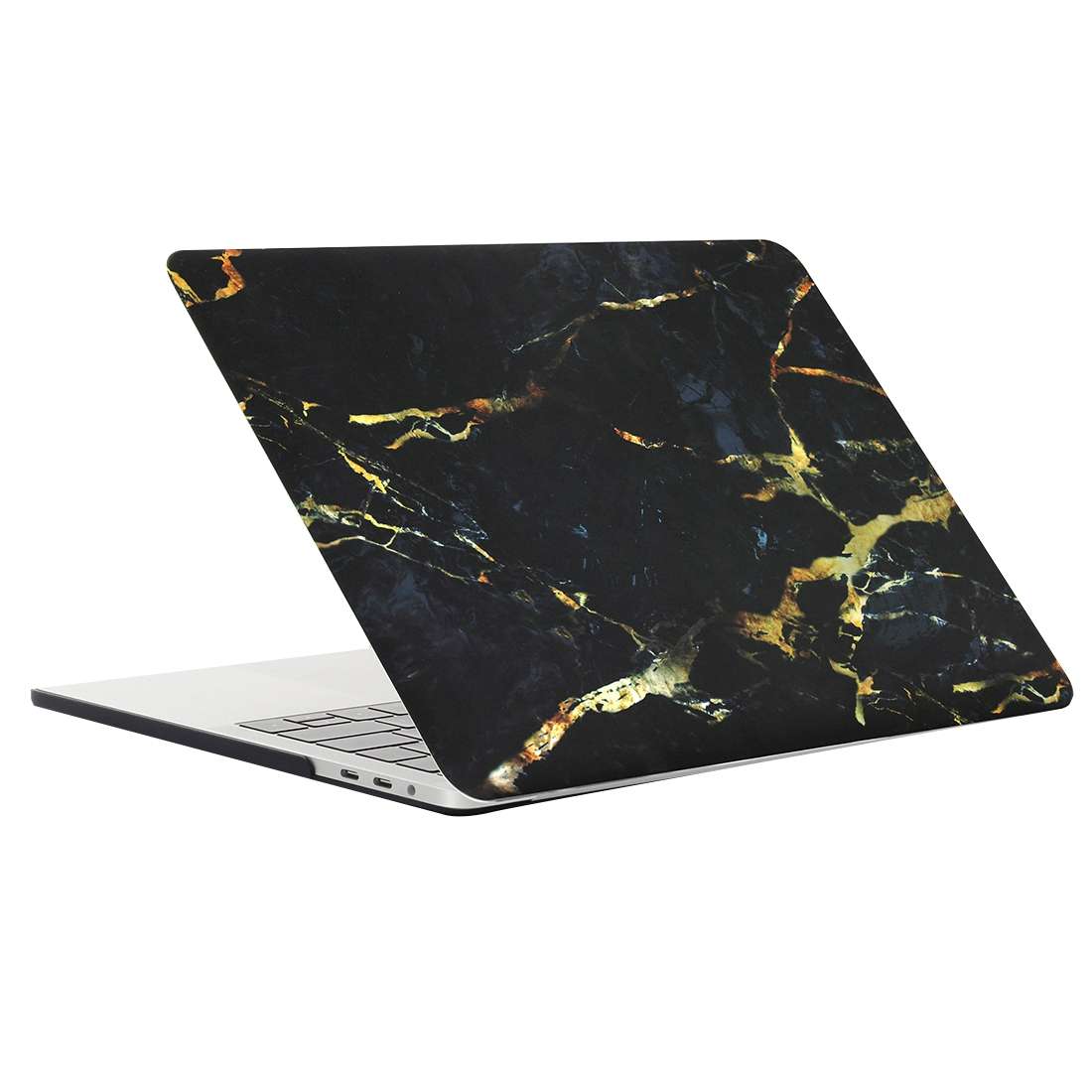 For 2016 New Macbook Pro 13.3 inch A1706 & A1708 Black Gold Texture Marble Pattern Laptop Water De