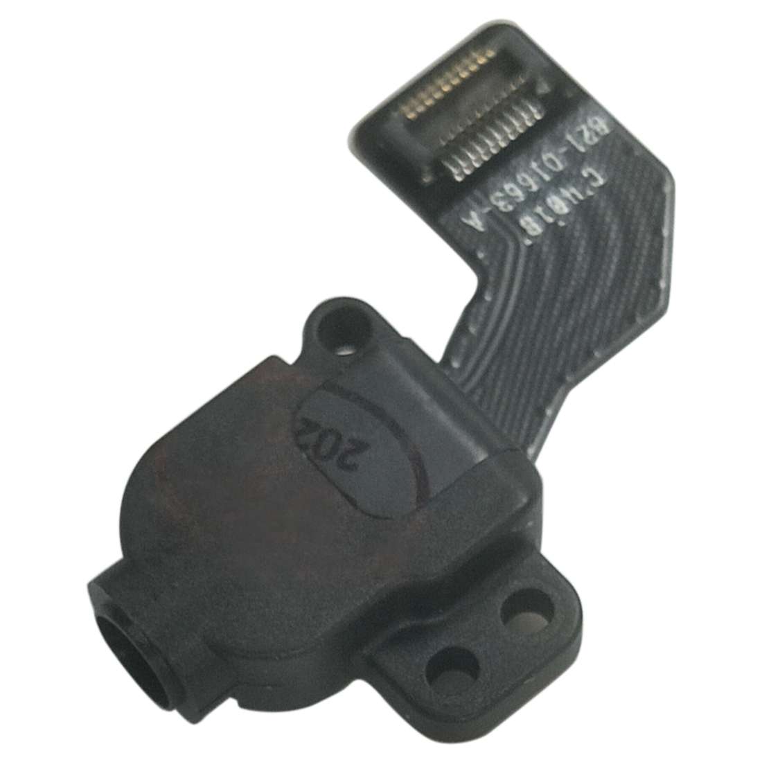 Earphone Jack Flex Cable 821-01663-A for Macbook Pro Retina 15 2018 2019 A1990(Black)
