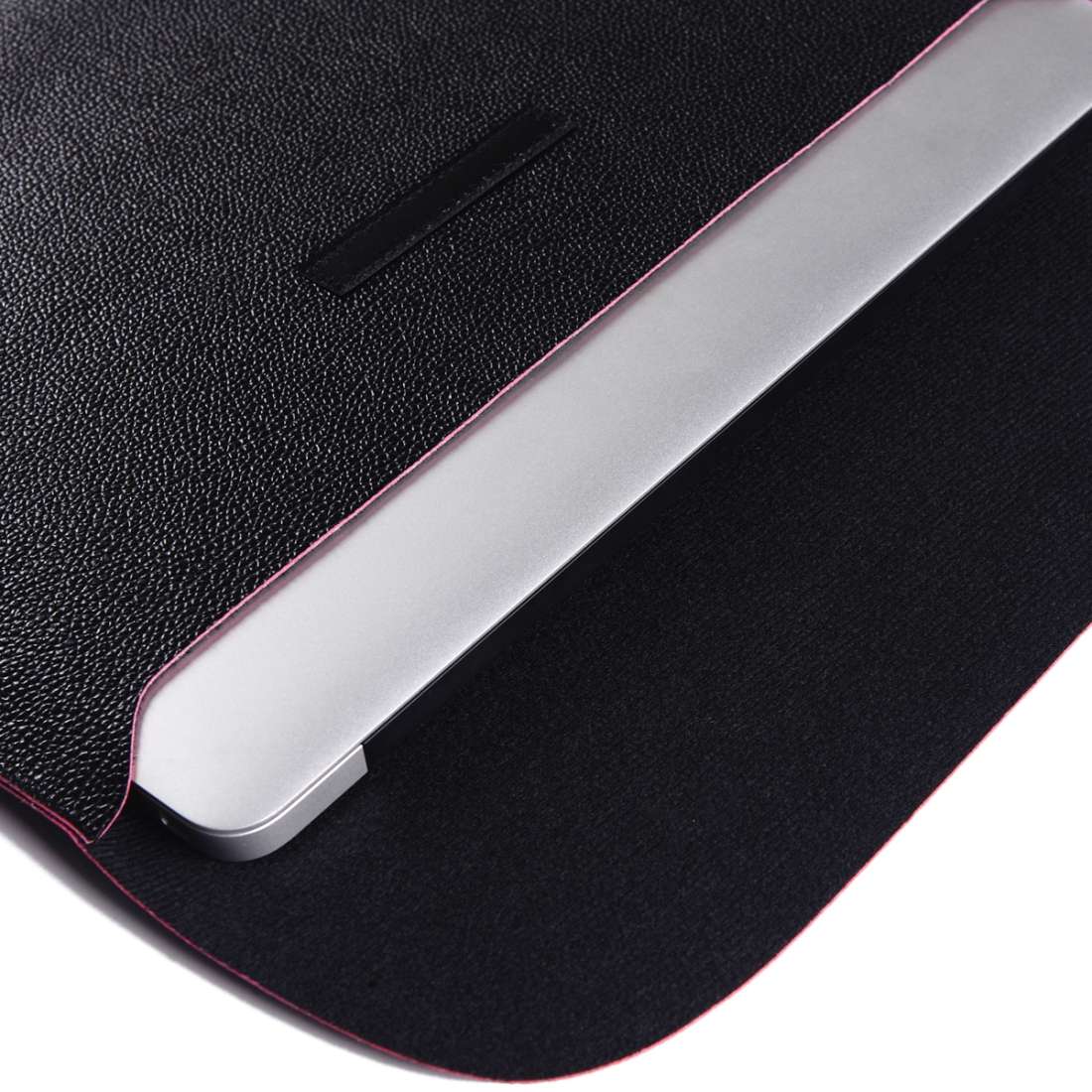 ENKAY Cross-Section Ultra-light Ultra-thin PU Leather Liner Bag Computer Bag Protectiv ... (Black)