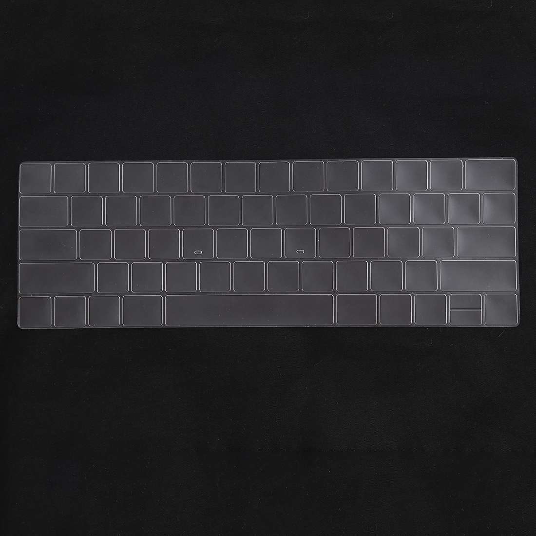 Keyboard Protector Silica Gel Film for MacBook Pro 13 / 15 with Touch Bar (A1706 ... (Transparent)