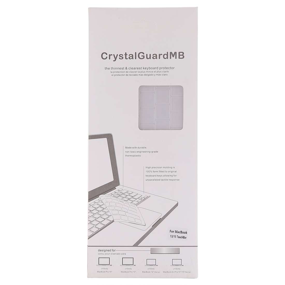 Keyboard Protector Silica Gel Film for MacBook Pro 13 / 15 with Touch Bar (A1706 ... (Transparent)