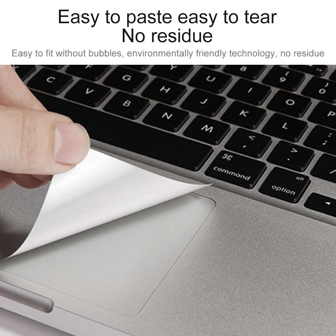 Palm & Trackpad Protector Full Sticker for MacBook Pro 15 (A1286) (Silver)