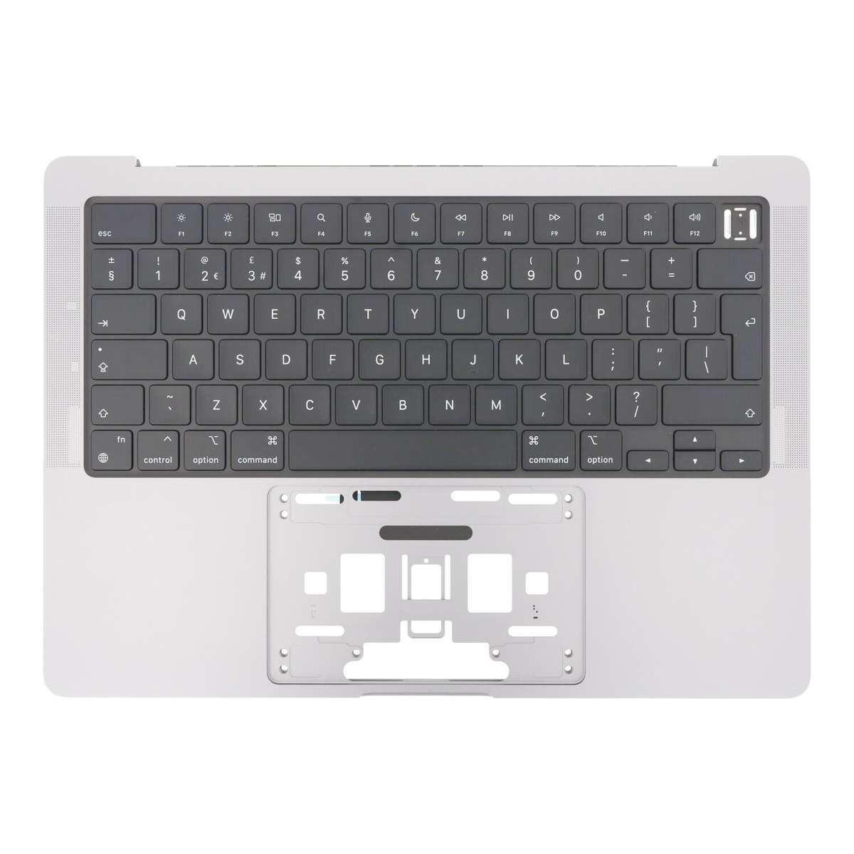For MacBook Pro 14 inch 2021 A2442 / 2023 A2779 Big Enter Version UK Keyboard with C Shell (Grey)
