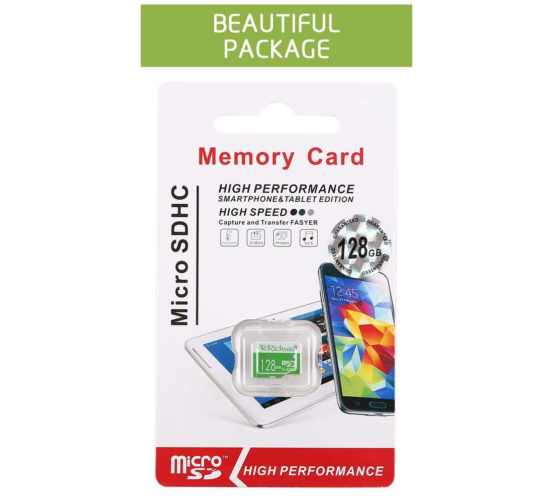 Richwell 16GB High Speed Class 10 Micro SD(TF) Memory Card